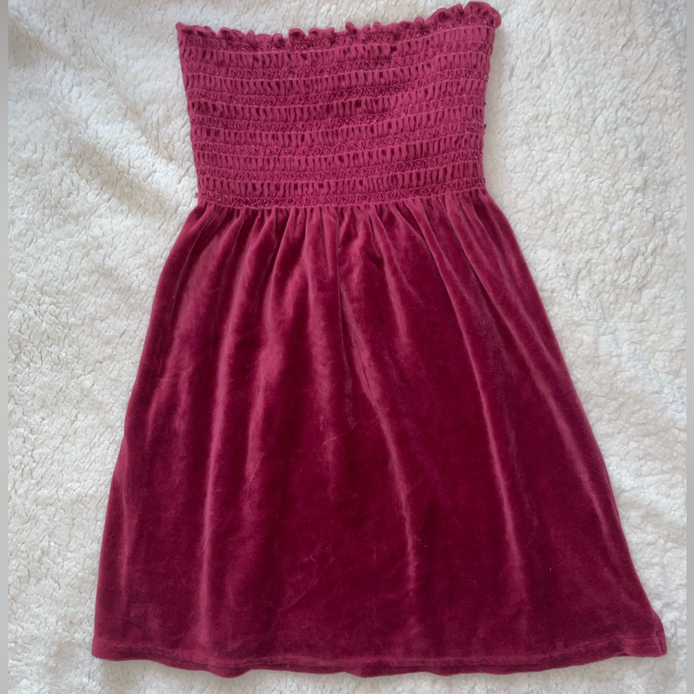 Juicy Couture Velvet Sleeveless Mini Sundress